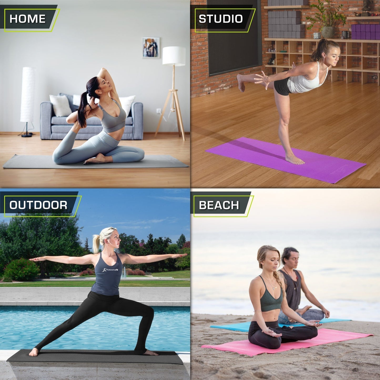 Original Yoga Mat 1/4-in