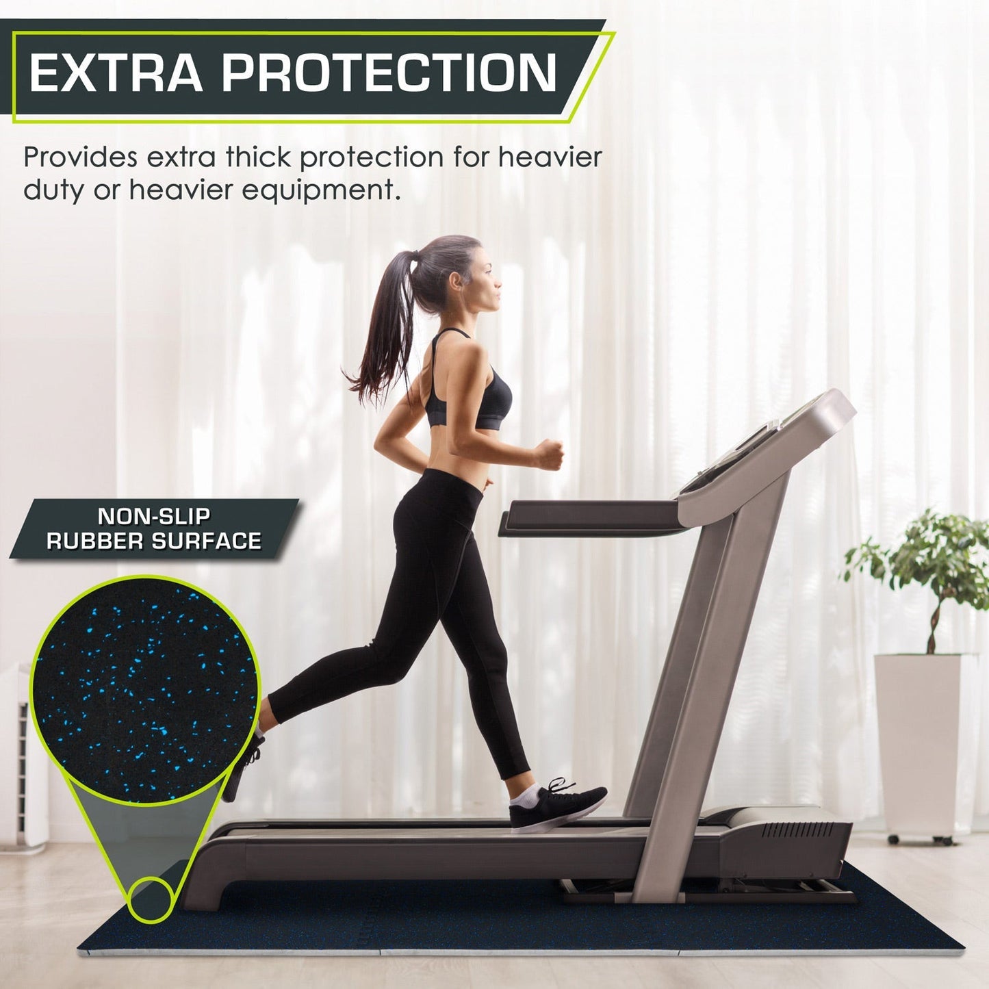 Rubber Top Exercise Puzzle Mat 3/4-in