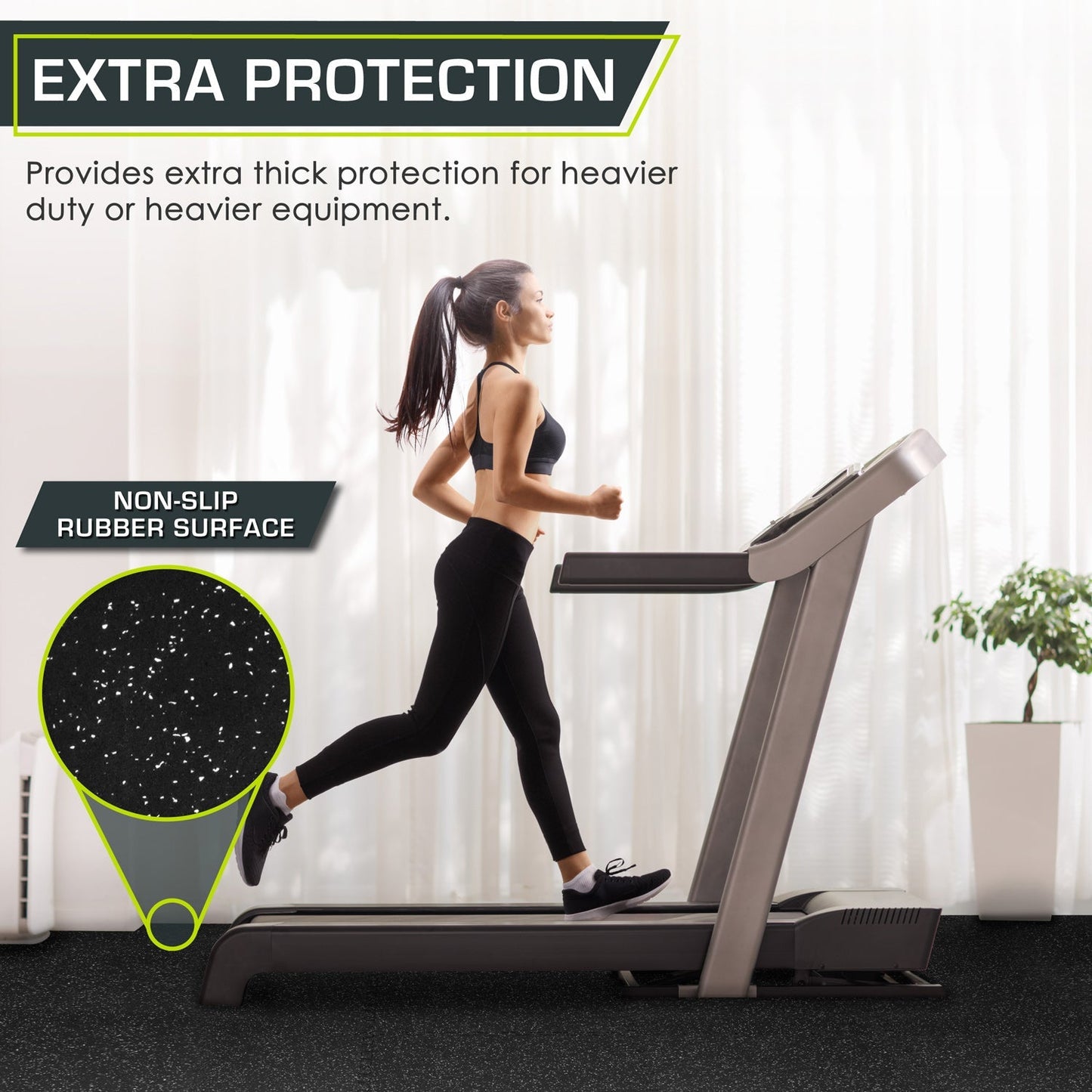 Rubber Top Exercise Puzzle Mat 3/4-in