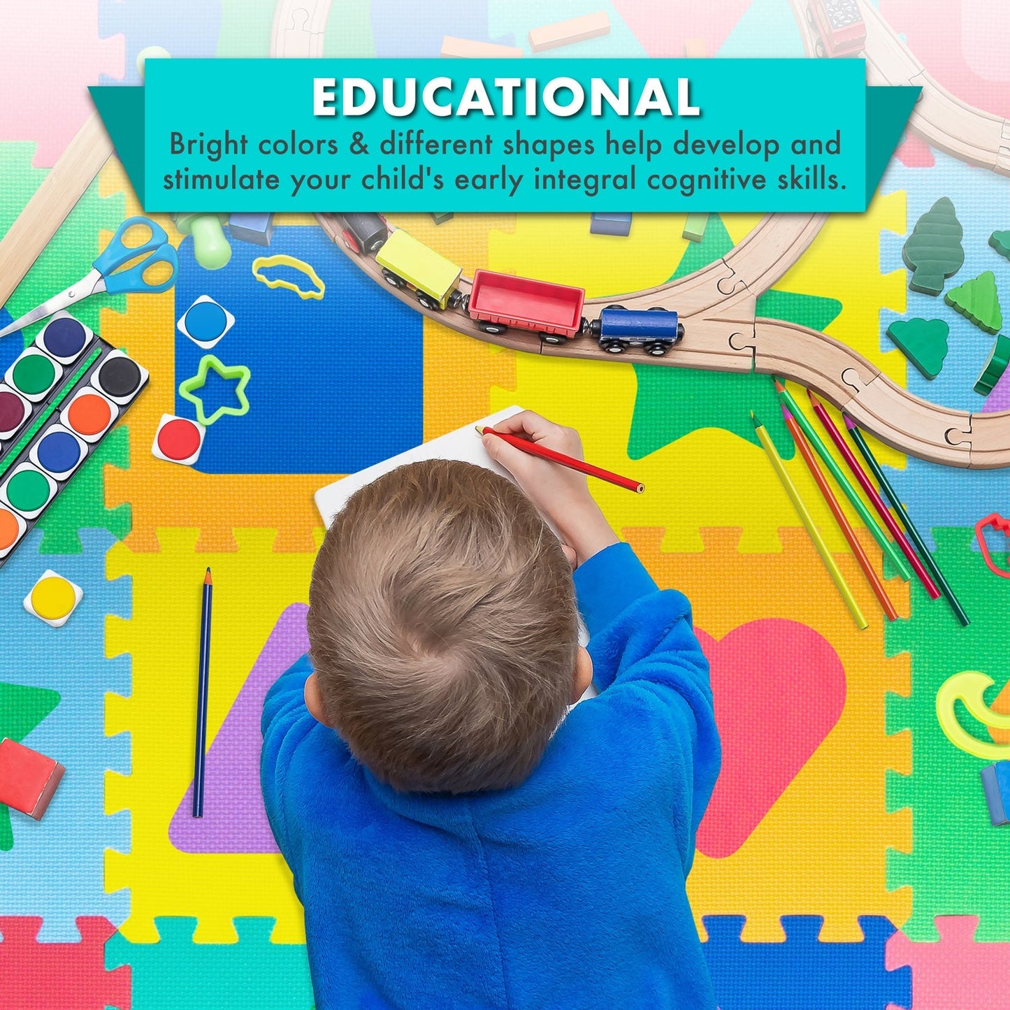 Kids Shapes & Colors Play Mat