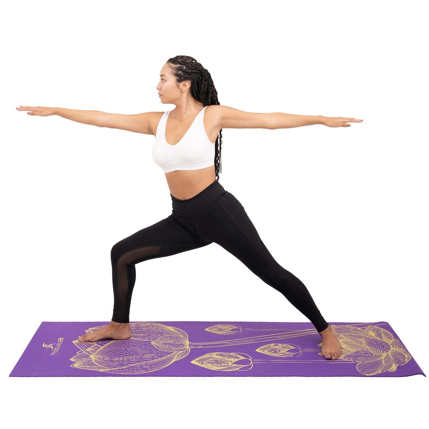 Floret Yoga Mat 3/16-in (5mm)