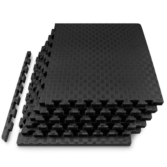 Checkered Exercise Puzzle Mat 1-in