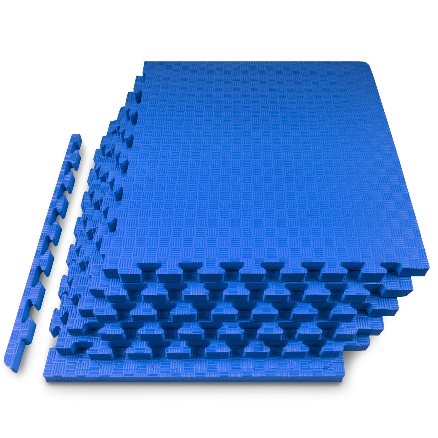 Checkered Exercise Puzzle Mat 1-in
