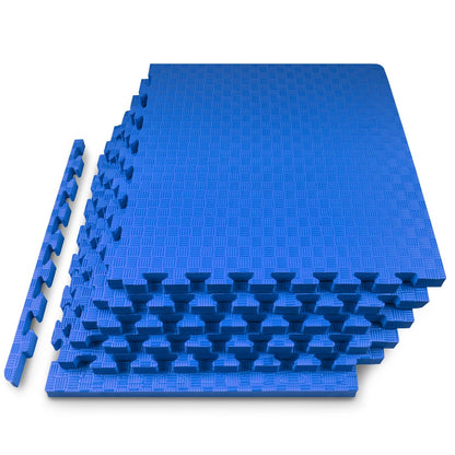 Checkered Exercise Puzzle Mat 1-in