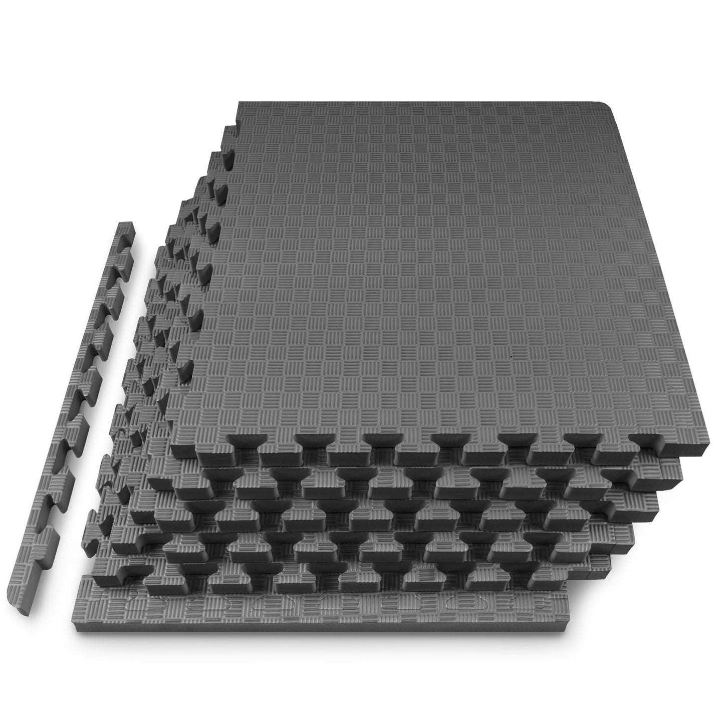 Checkered Exercise Puzzle Mat 1-in