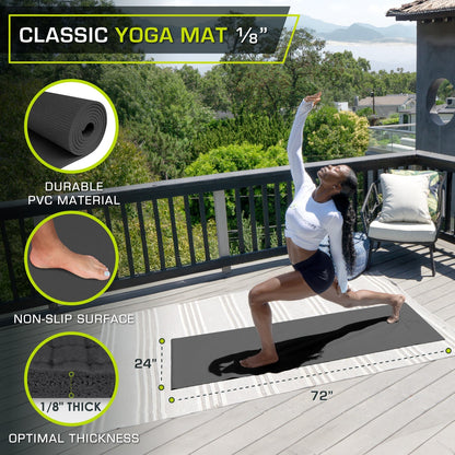 Classic Yoga Mat 1/8-in