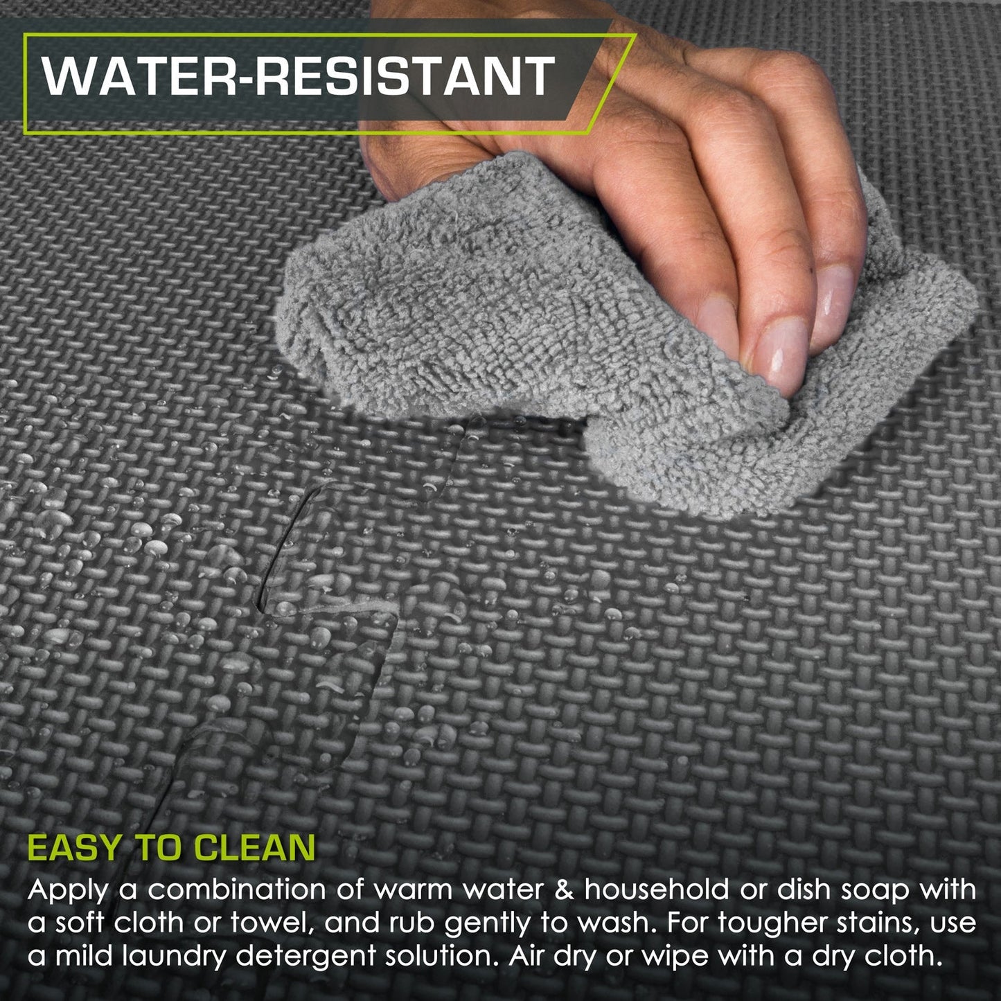 Weaved Pattern Exercise Puzzle Mat 1-in