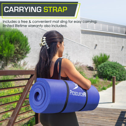 Extra Thick Yoga and Pilates Mat