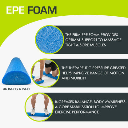 Flex Half-Round Foam Roller
