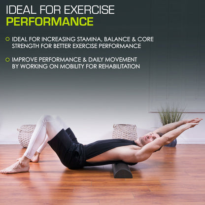 High Density Half-Round Foam Roller
