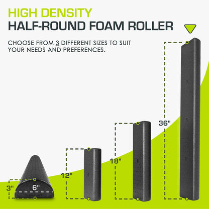 High Density Half-Round Foam Roller