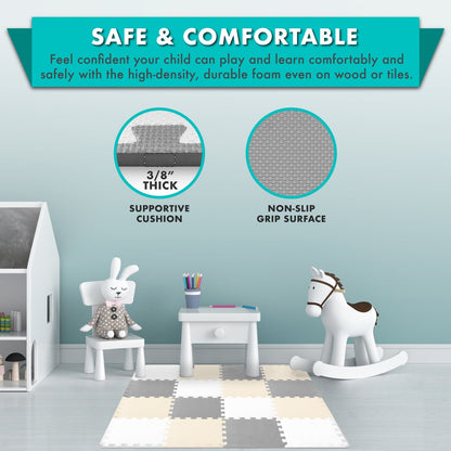 Kids Solid Floor Play Mat