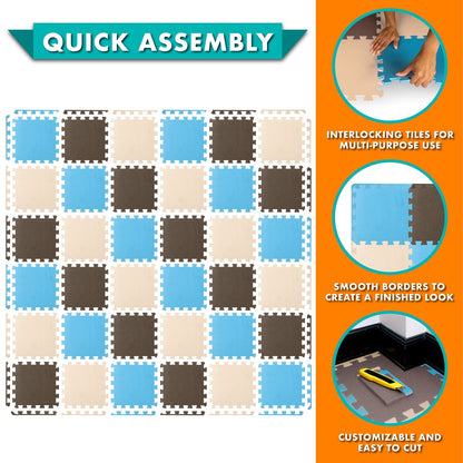 Kids Solid Floor Play Mat