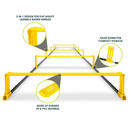 Raised Agility Ladder 6 Rungs
