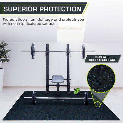 Rubber Top Exercise Puzzle Mat 1/2-in