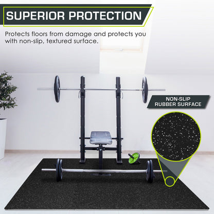 Rubber Top Exercise Puzzle Mat 1/2-in
