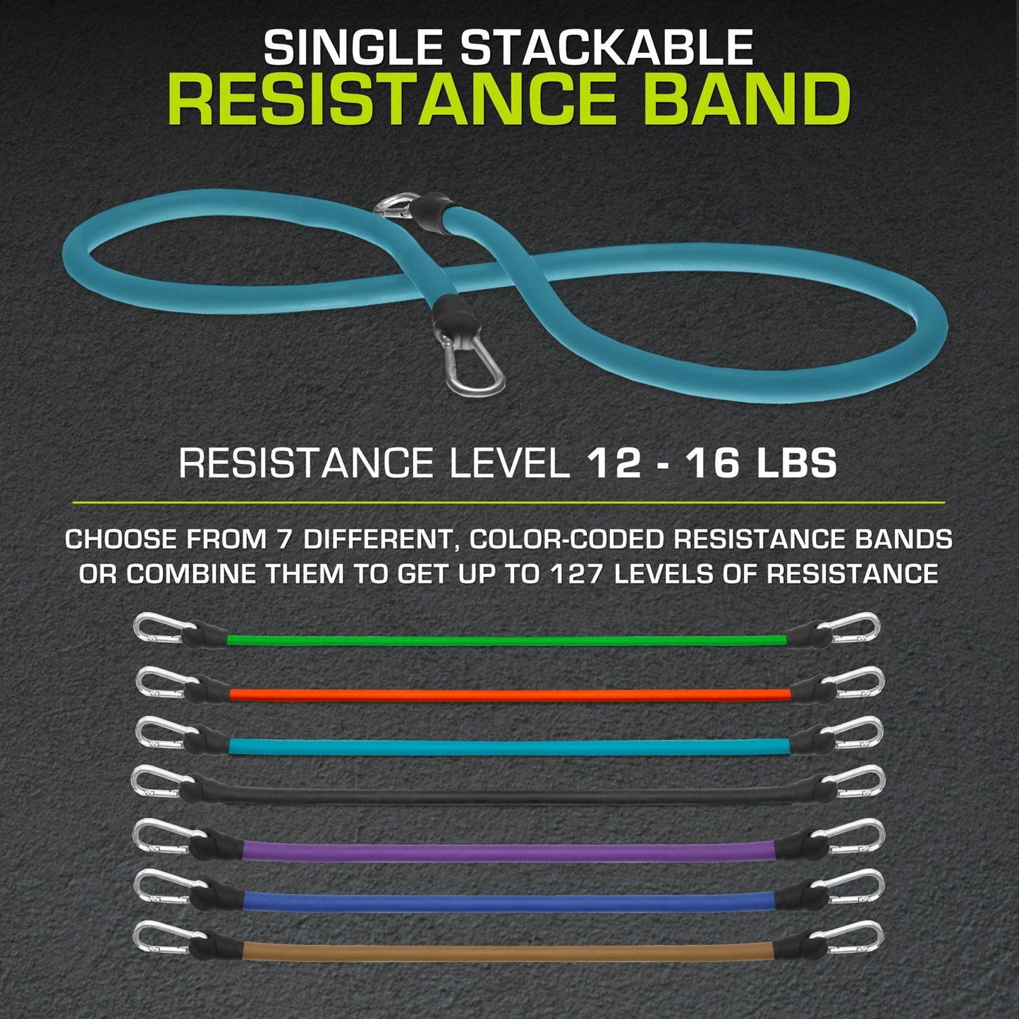 Single Stackable Resistance Band