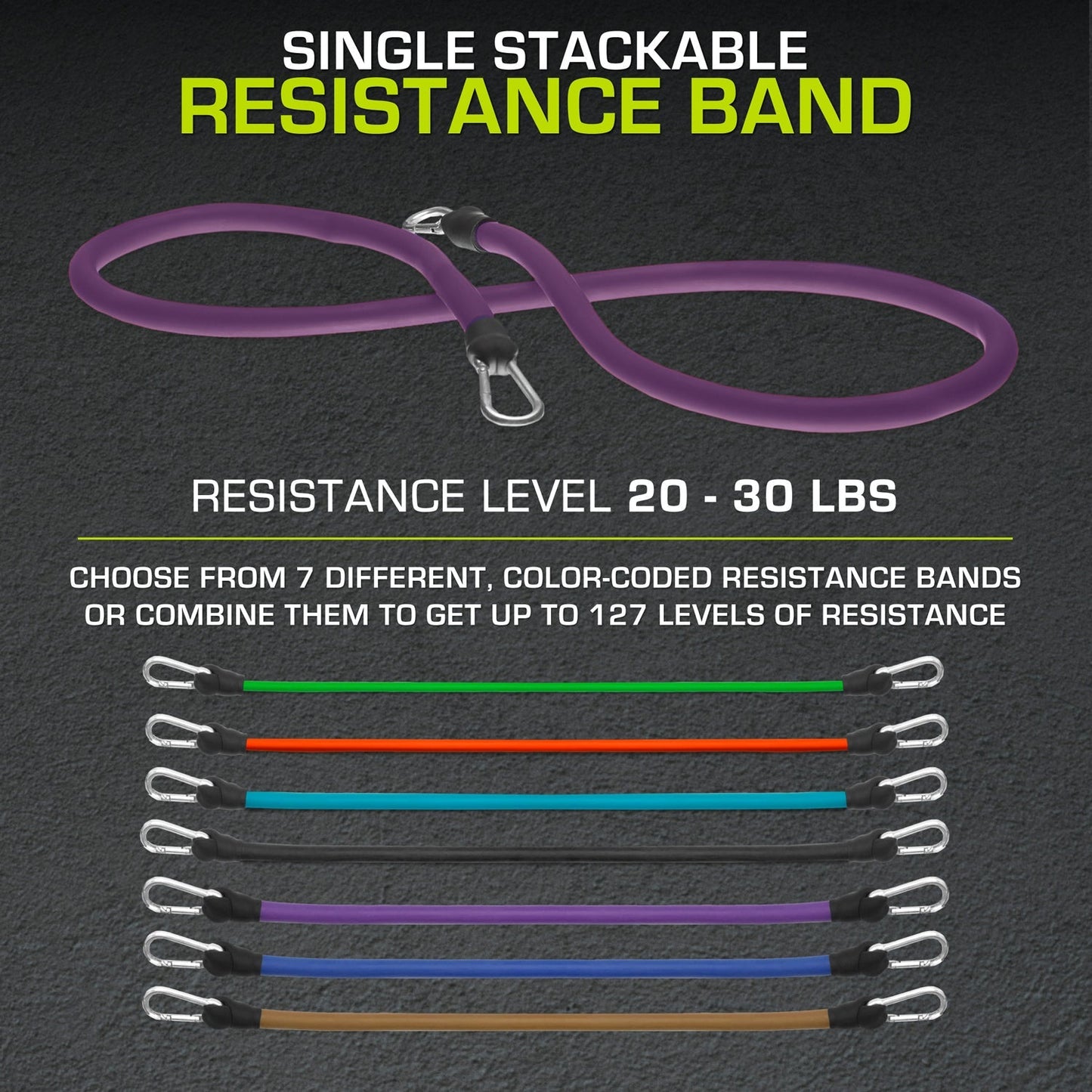 Single Stackable Resistance Band