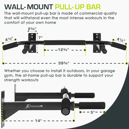 Wall-Mounted Pull-Up Bar