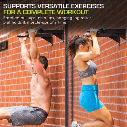 Wall-Mounted Pull-Up Bar