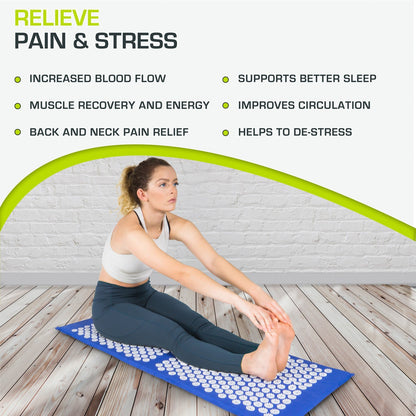Full Body Acupressure Mat and Pillow Set