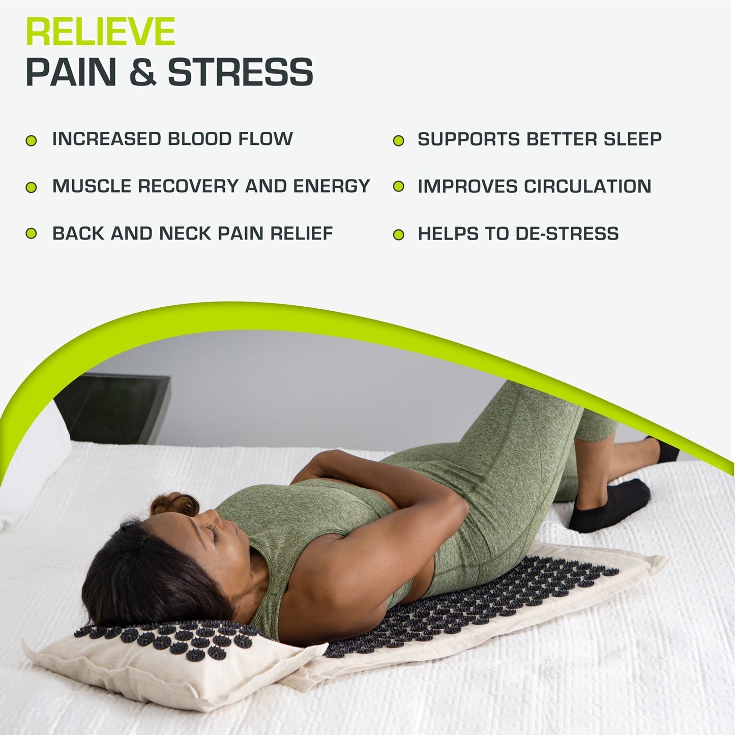 Ki Acupressure Mat and Pillow Set