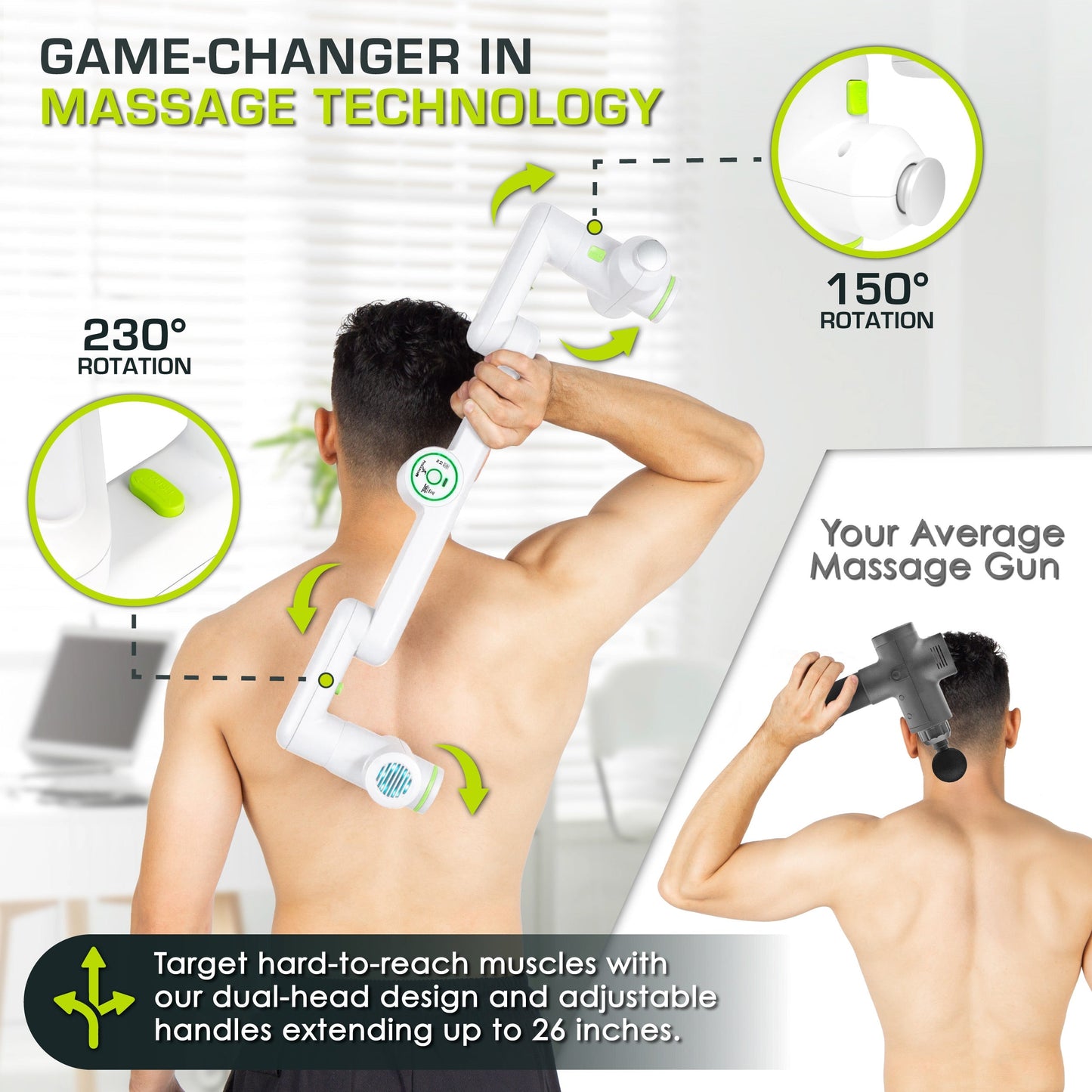 Dual Pro Percussion Muscle Massager