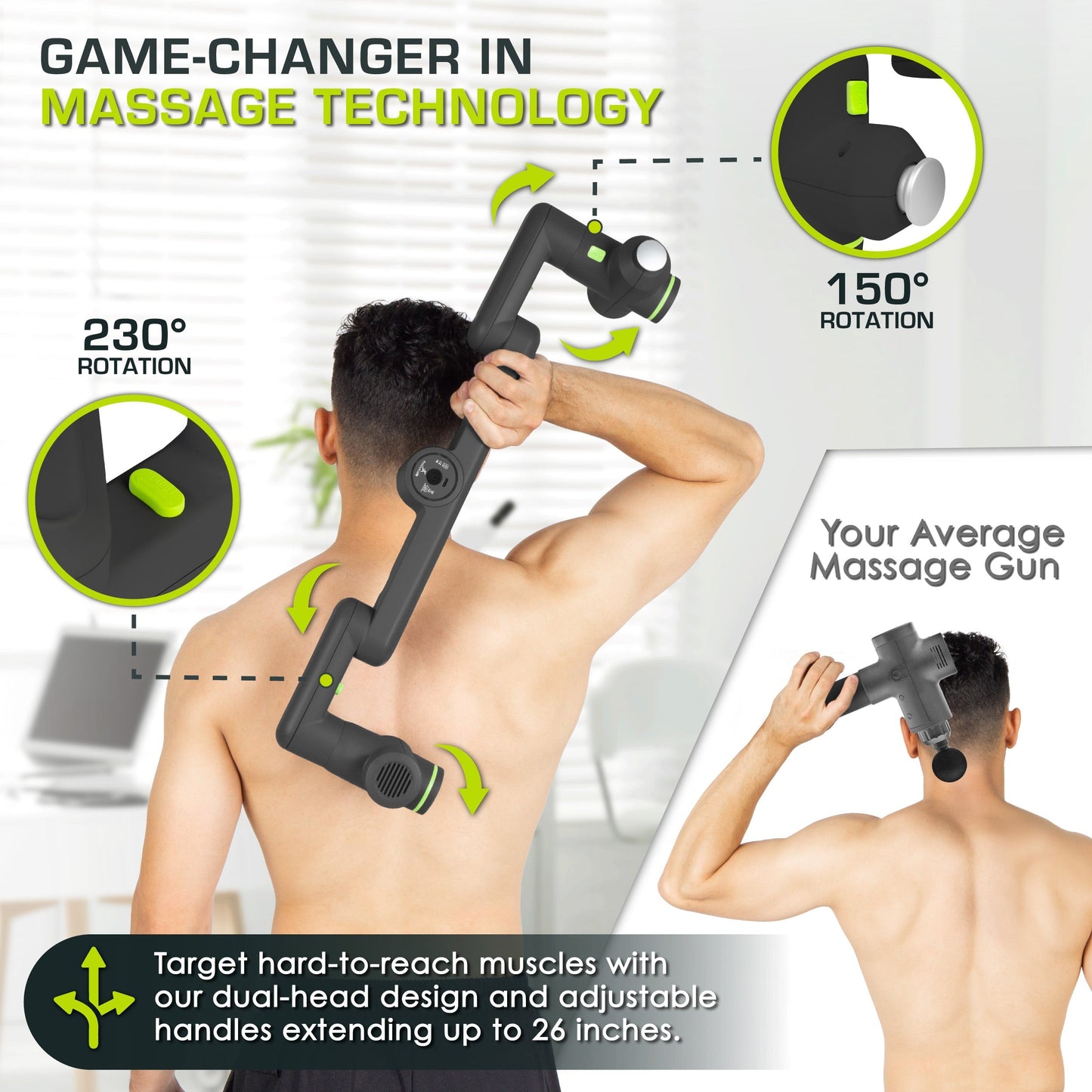 Dual Pro Percussion Muscle Massager