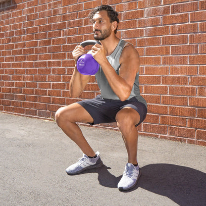 Vinyl Coated Cast Iron Kettlebells